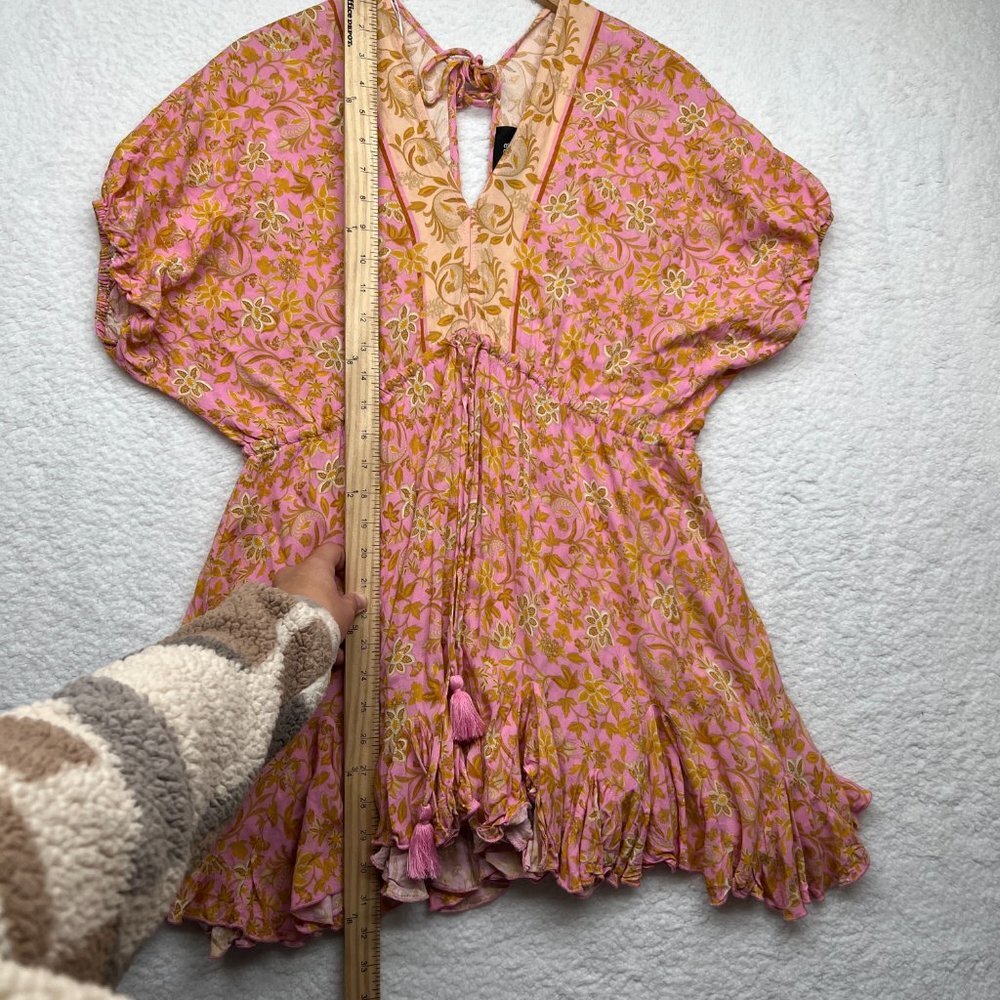 Aakaa | Floral Boho V neck Dress Size Small - Picture 4 of 7